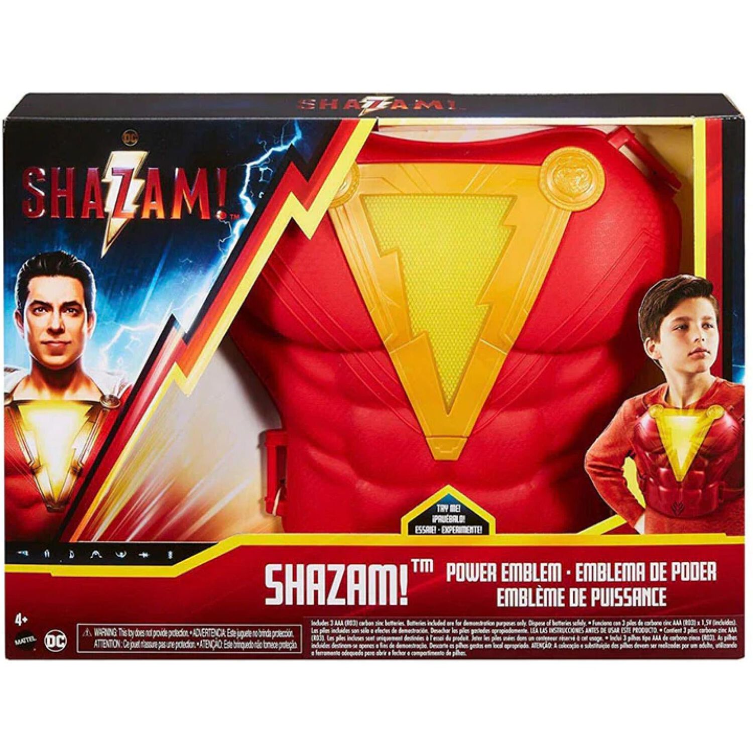 Juguete Armadura De Poder Shazam Luz Y Sonido Dc image number 2.0