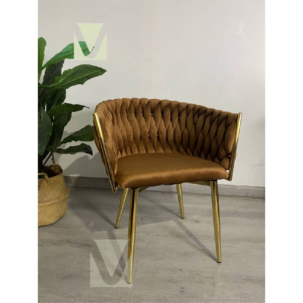 Pack 2 Sitiales Royal Queen Velvet Gold image number 1.0