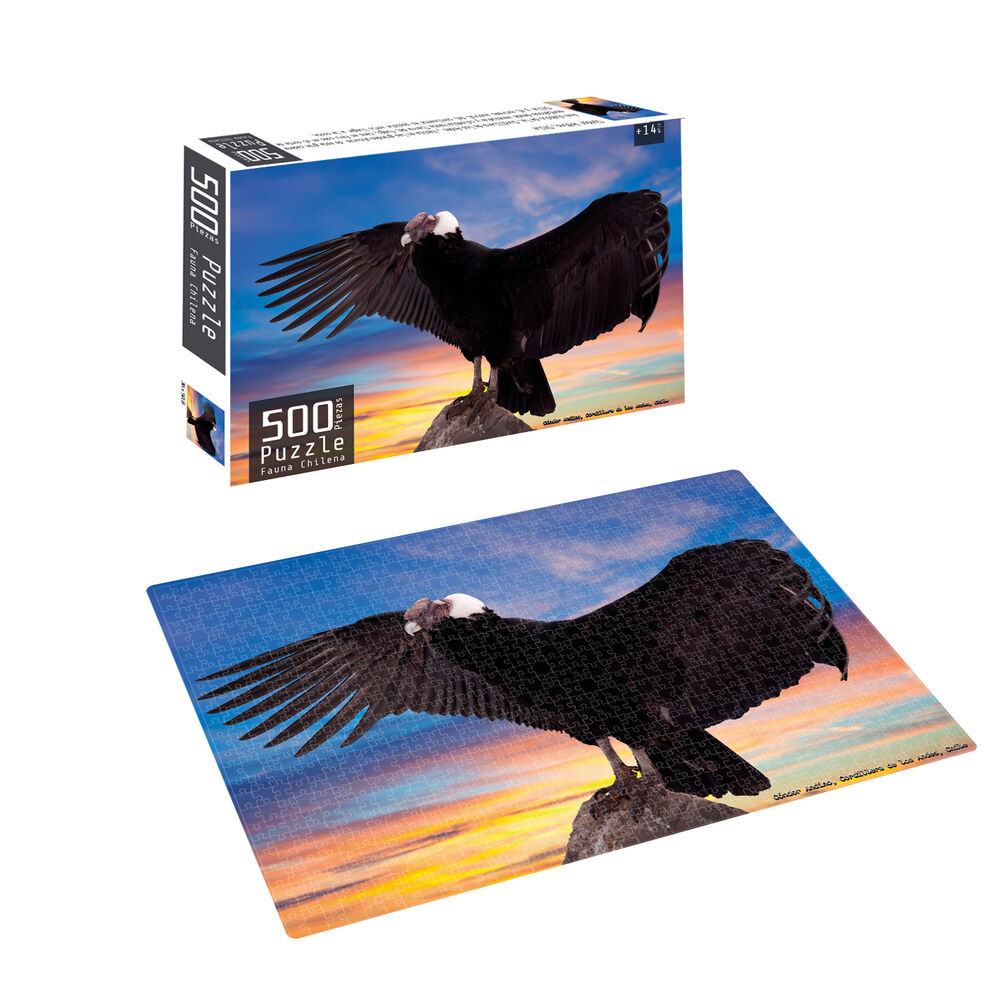 Puzzle 500 Piezas Fauna Chilena Nobel Gift image number 0.0