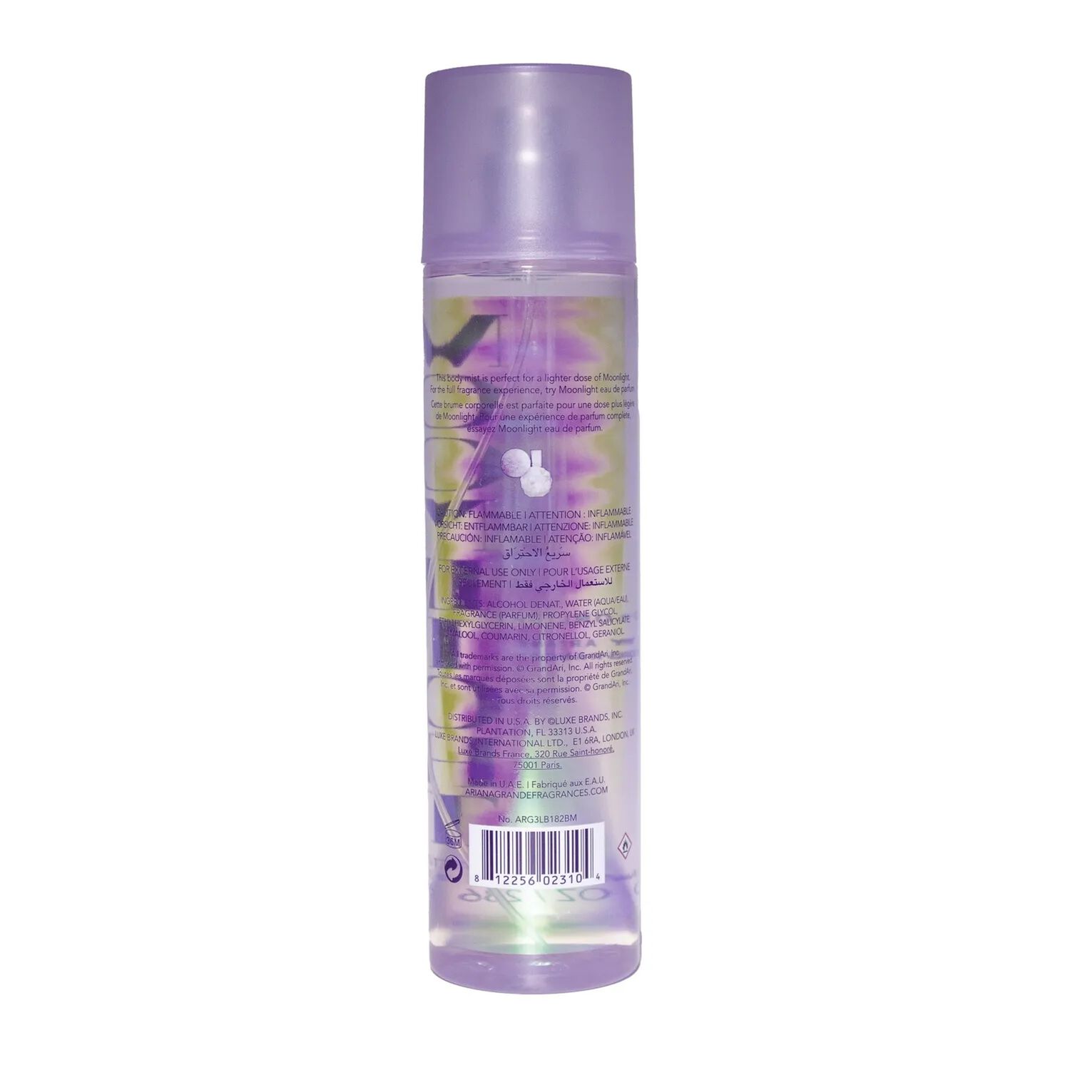 Ariana Grande "moonlight" Body Mist Mujer 236 Ml image number 1.0