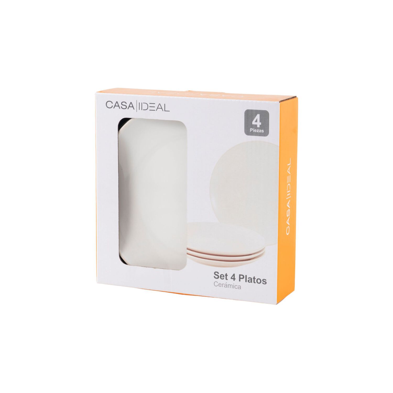 Set De Platos Casaideal Greige / 4 Piezas image number 3.0