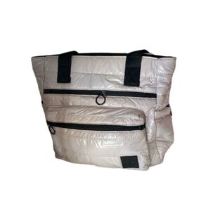 Bolso De Mano Acolchado Multibolsillos