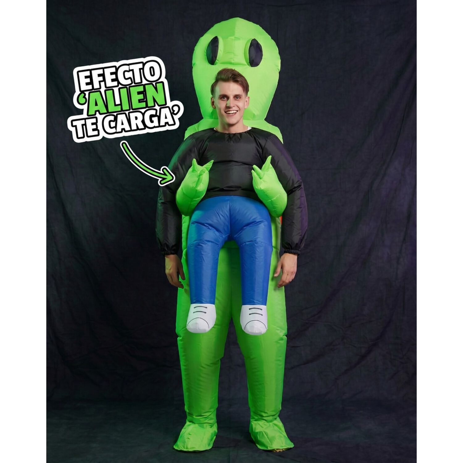 Disfraz Inflable Marciano Para Adulto image number 5.0