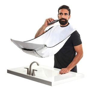 Capa Delantal Para Corte De Barba Afeitado Afeitar Blanco