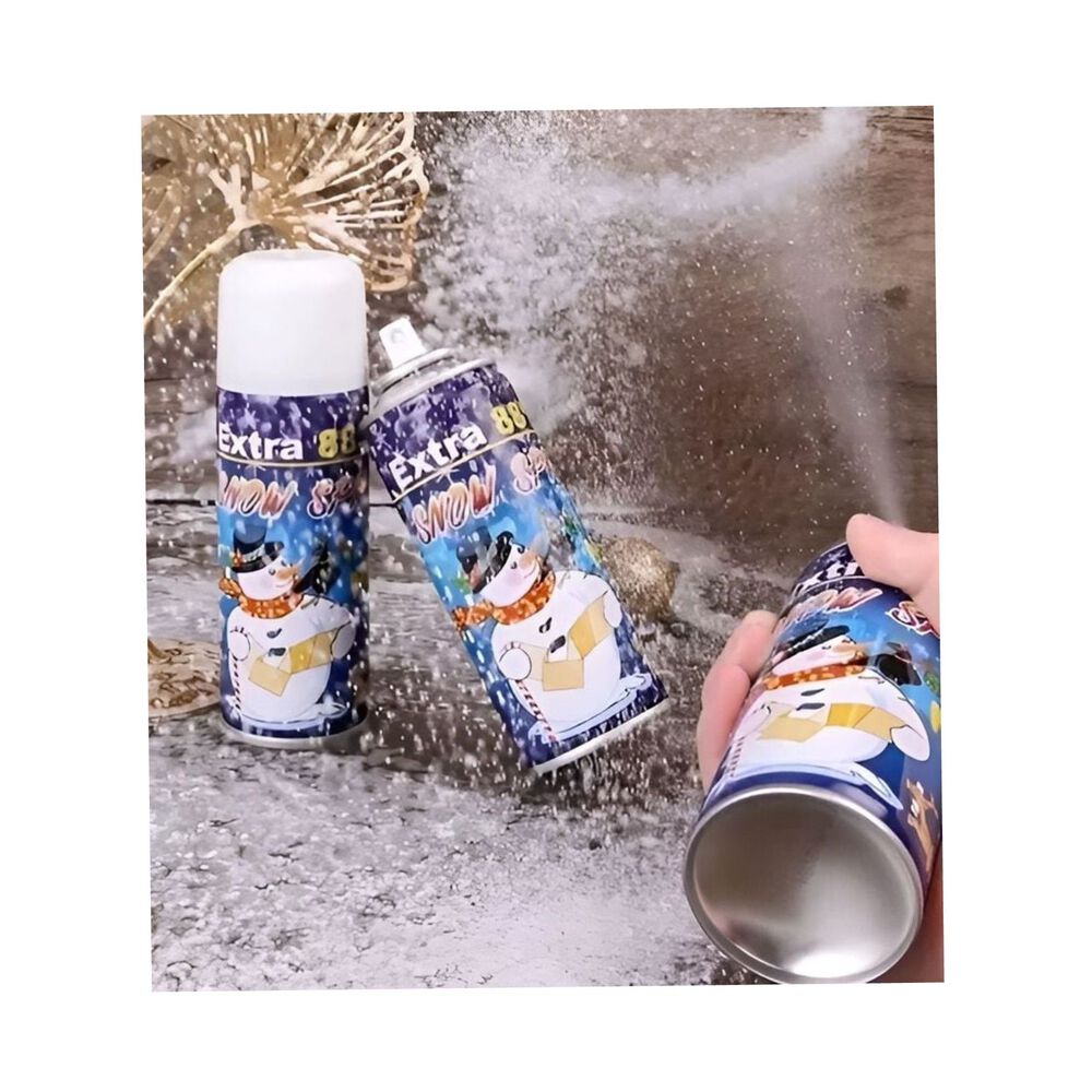 Set De 3 Spray De Nieve Artificial Lanza Espuma image number 0.0