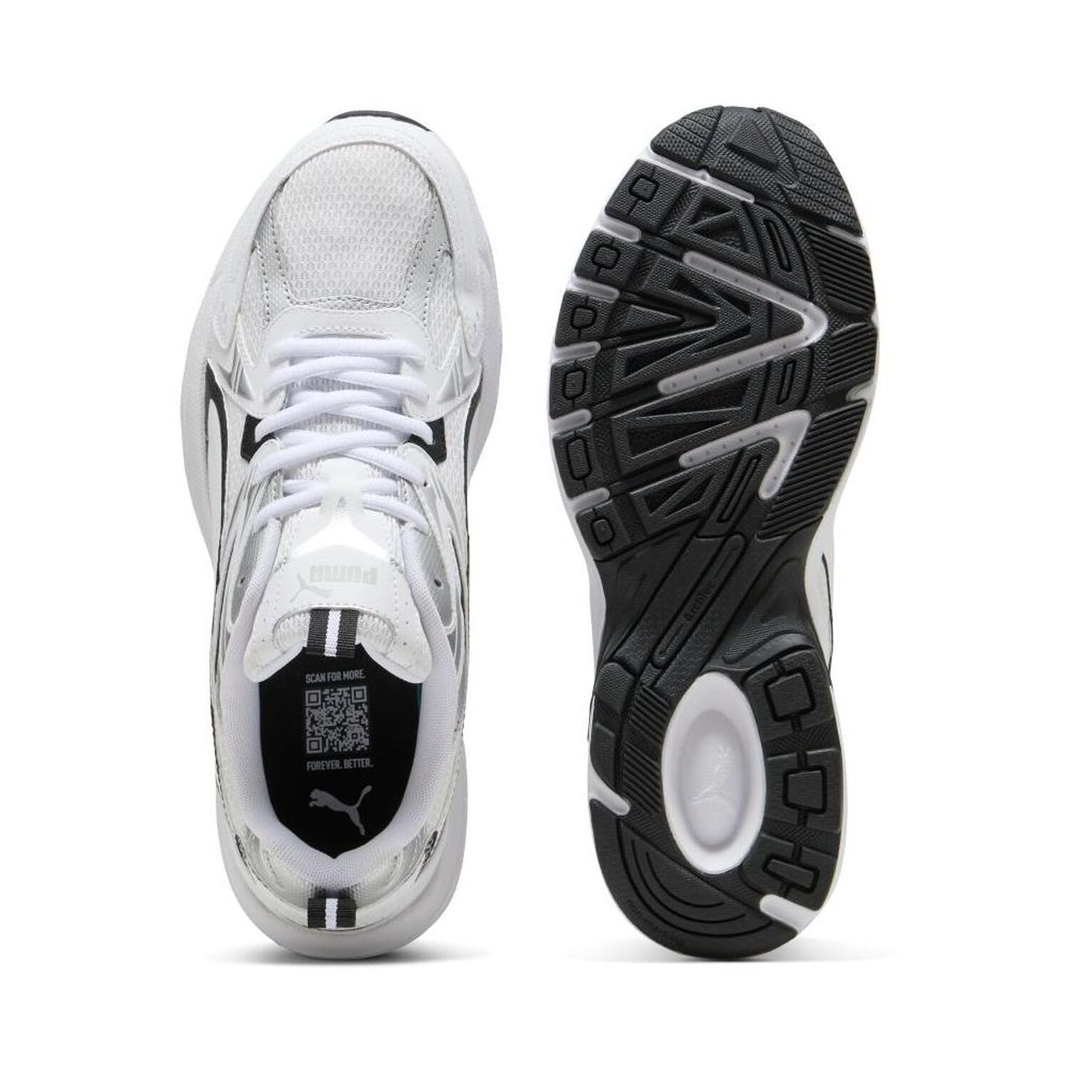 Zapatilla Running Unisex Puma Milenio Tech_ Blanco image number 4.0