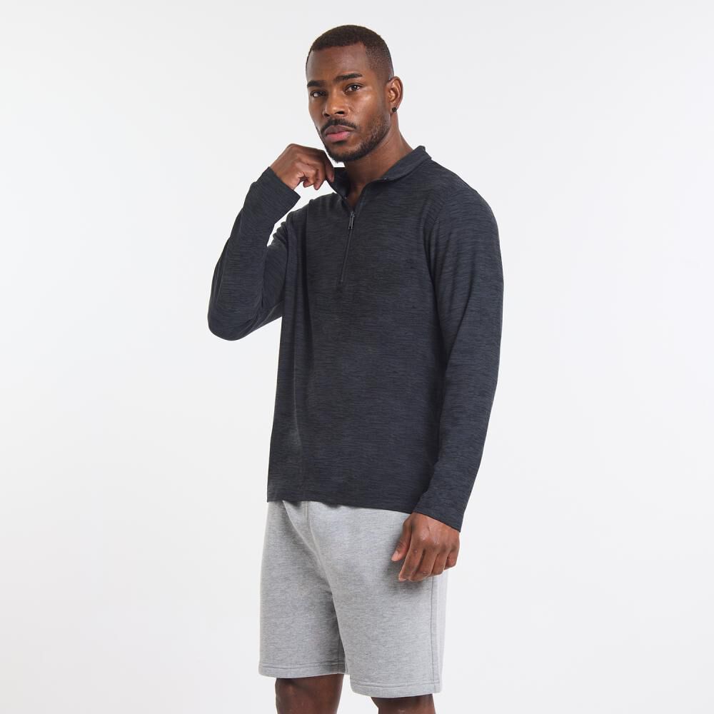 Polera Deportiva Manga Larga Cuello Alto Hombre Wetland image number 2.0