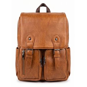 Mochila Zoe Unisex Estilo Vintage Cuero Sintetico Urbano