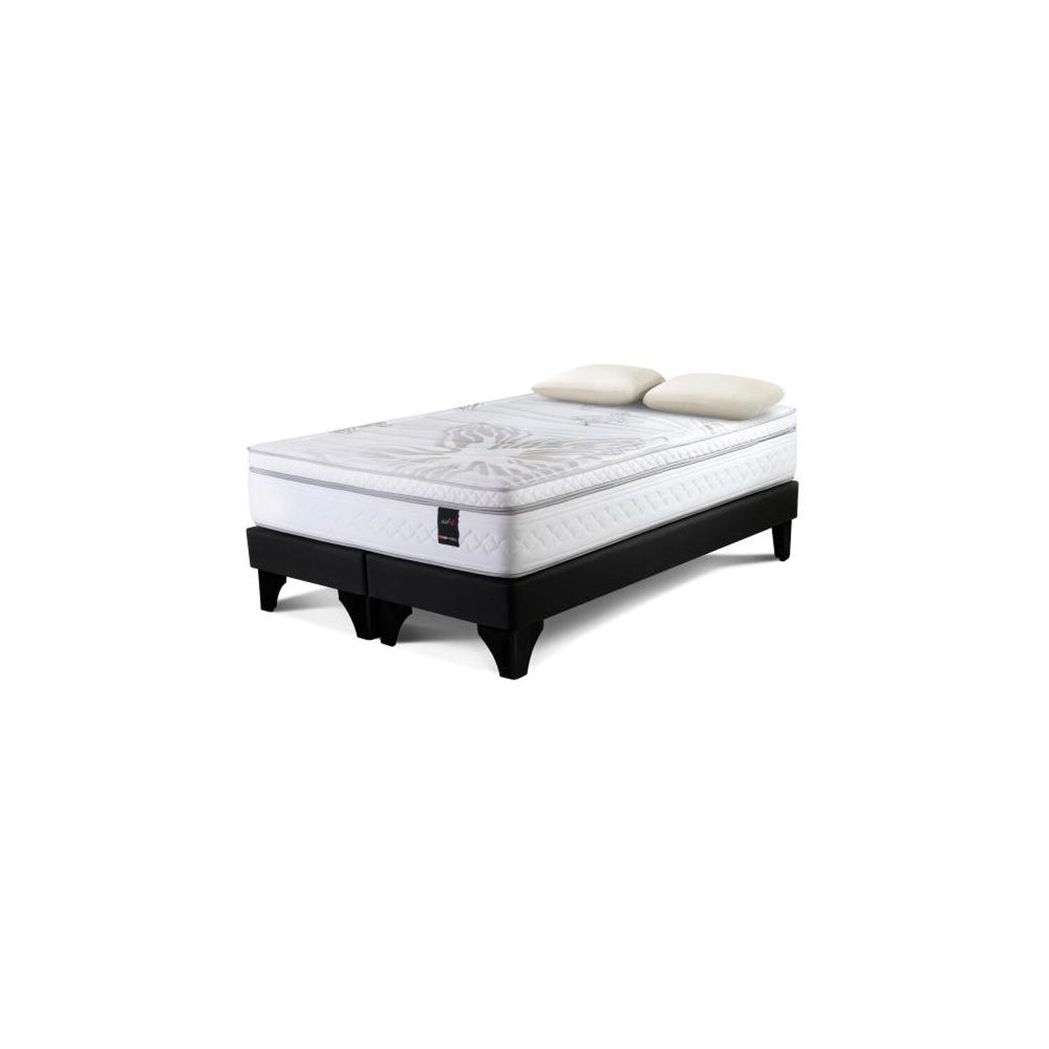 Cama Europea Rosen Art 4 / King / Base Dividida + Almohadas image number 0.0