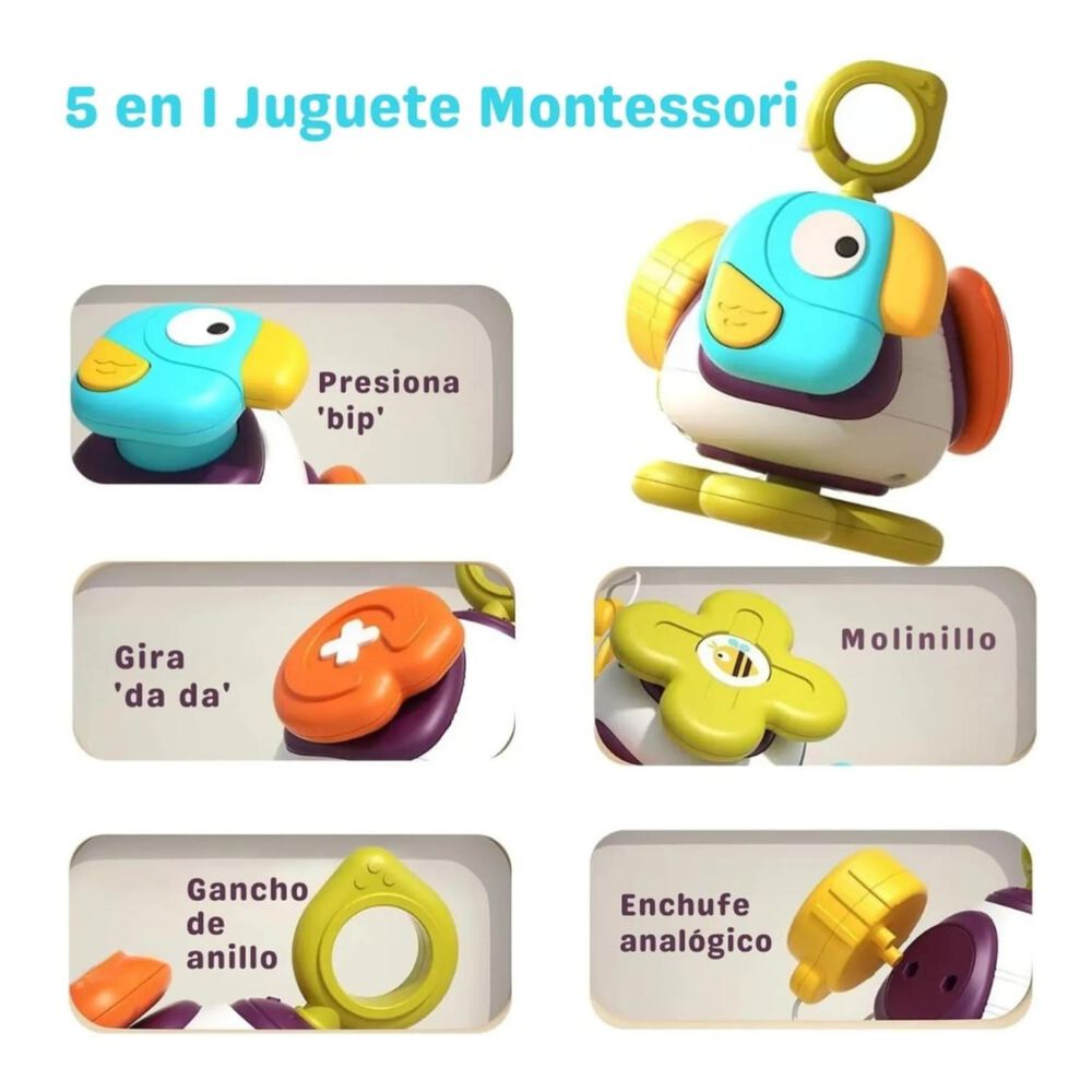 Juguete Abeja Didactico Interactivo Mordedor Infantil image number 3.0