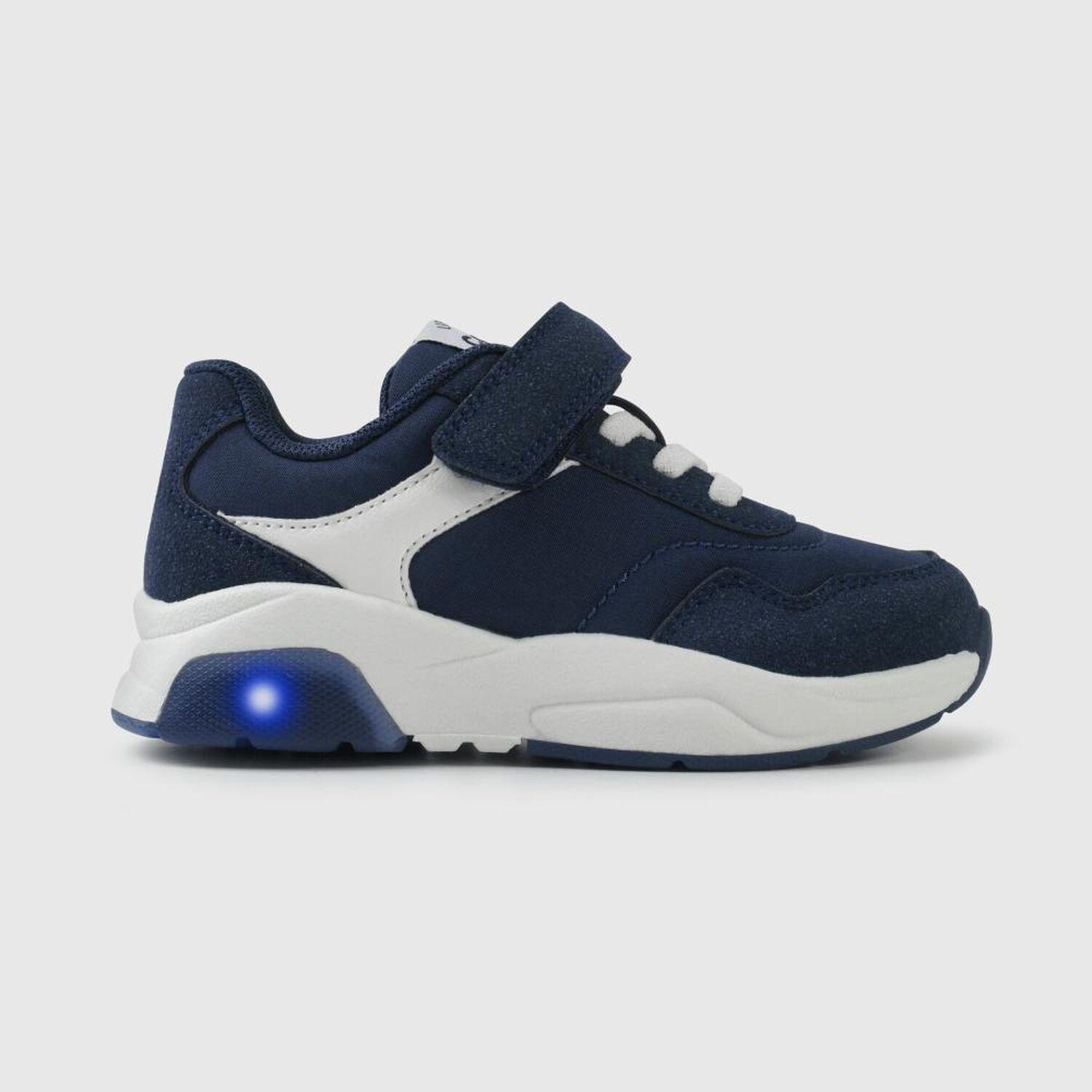 Zapatilla Infantil Con Luces Ni&ntilde;o Colloky Azul Marino image number 1.0