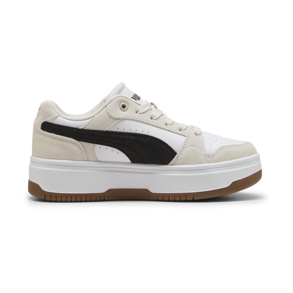 Zapatilla Urbana Mujer Puma Rebound Beige image number 5.0