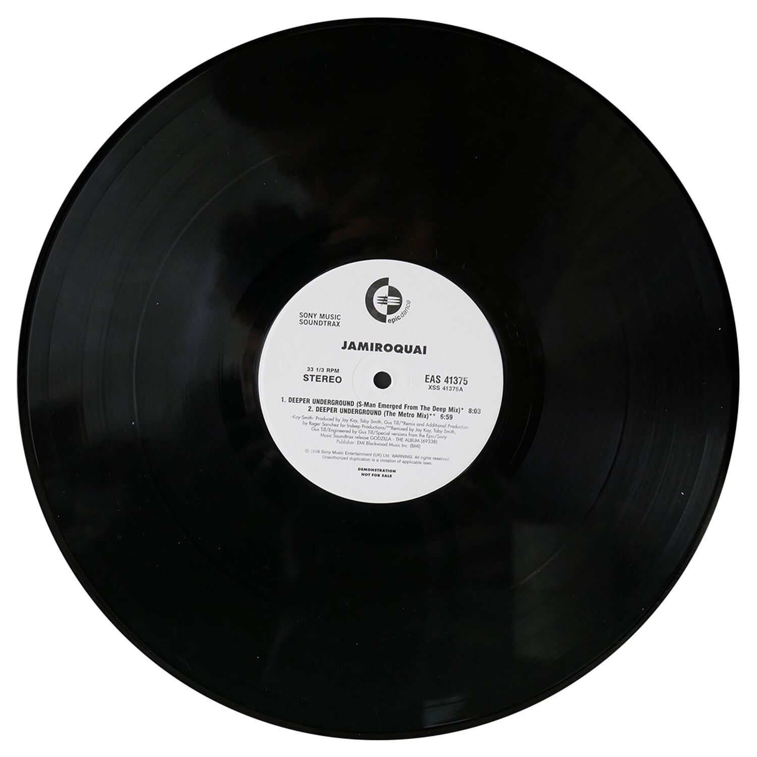 Jamiroquai - Deeper Underground | 12" Maxi Single Usado image number 1.0