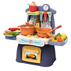 Cocina De Juguete Con Luz Y Sonido 26 Accesorios - Ps