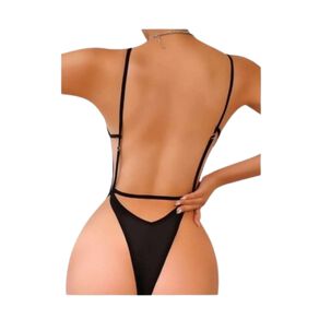 Body Teddy Corte Alto De Espalda Abierta