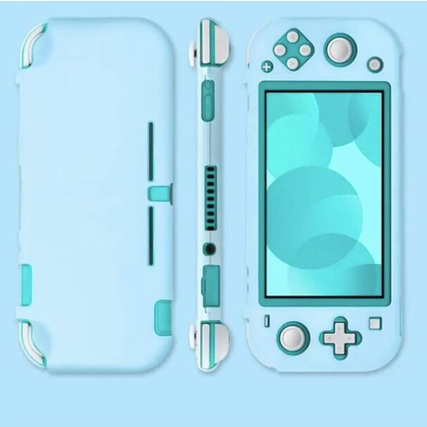 Carcasa Funda Protectora Para Nintendo Switch Lite Premium Celeste