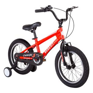 Bicicleta Canyon 16" Rojo Cubre Cadena Ni&ntilde;os 4-10 A&ntilde;os