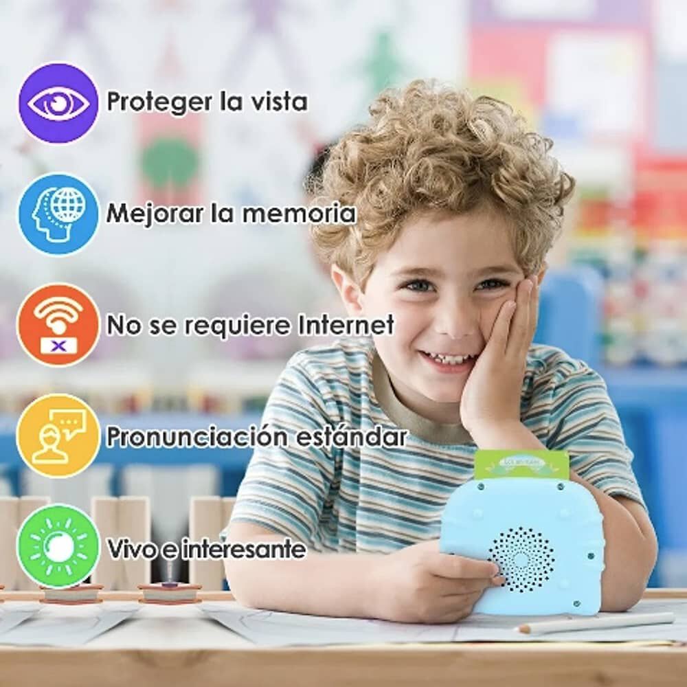 Juguetes Aprendizaje Espa&ntilde;ol Tarjetas Ni&ntilde;os 224 Palabras image number 1.0