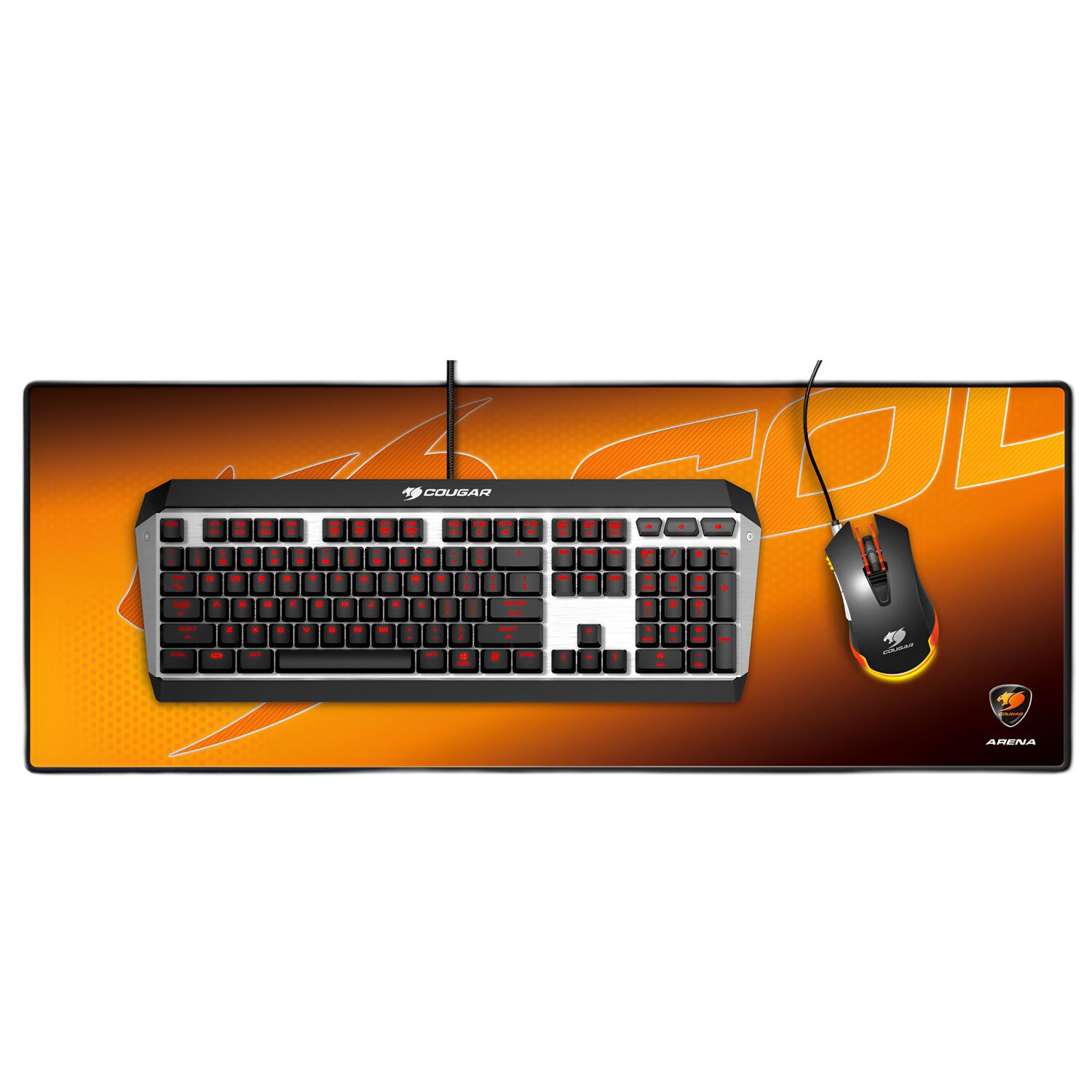 Mouse Pad Cougar Arena X Orange Gaming Extended Edition 5mm image number 6.0