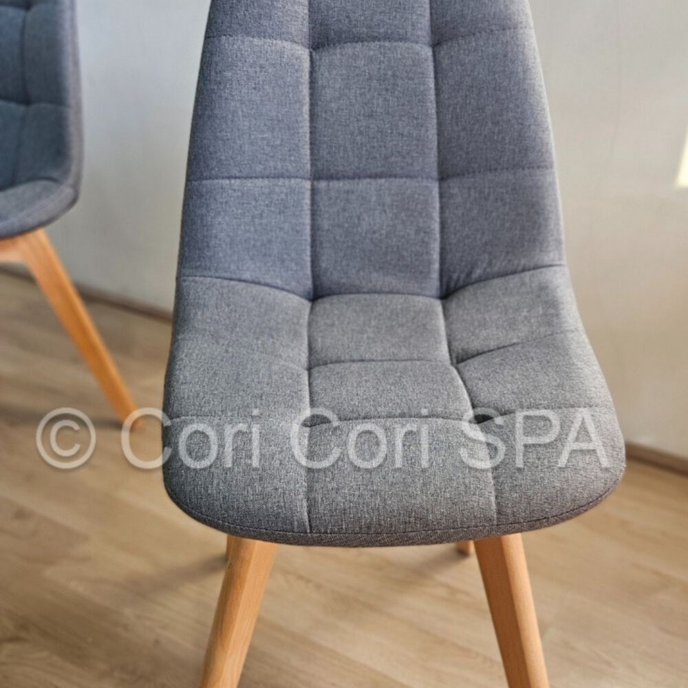 Silla Capitonne Lino Gris image number 1.0