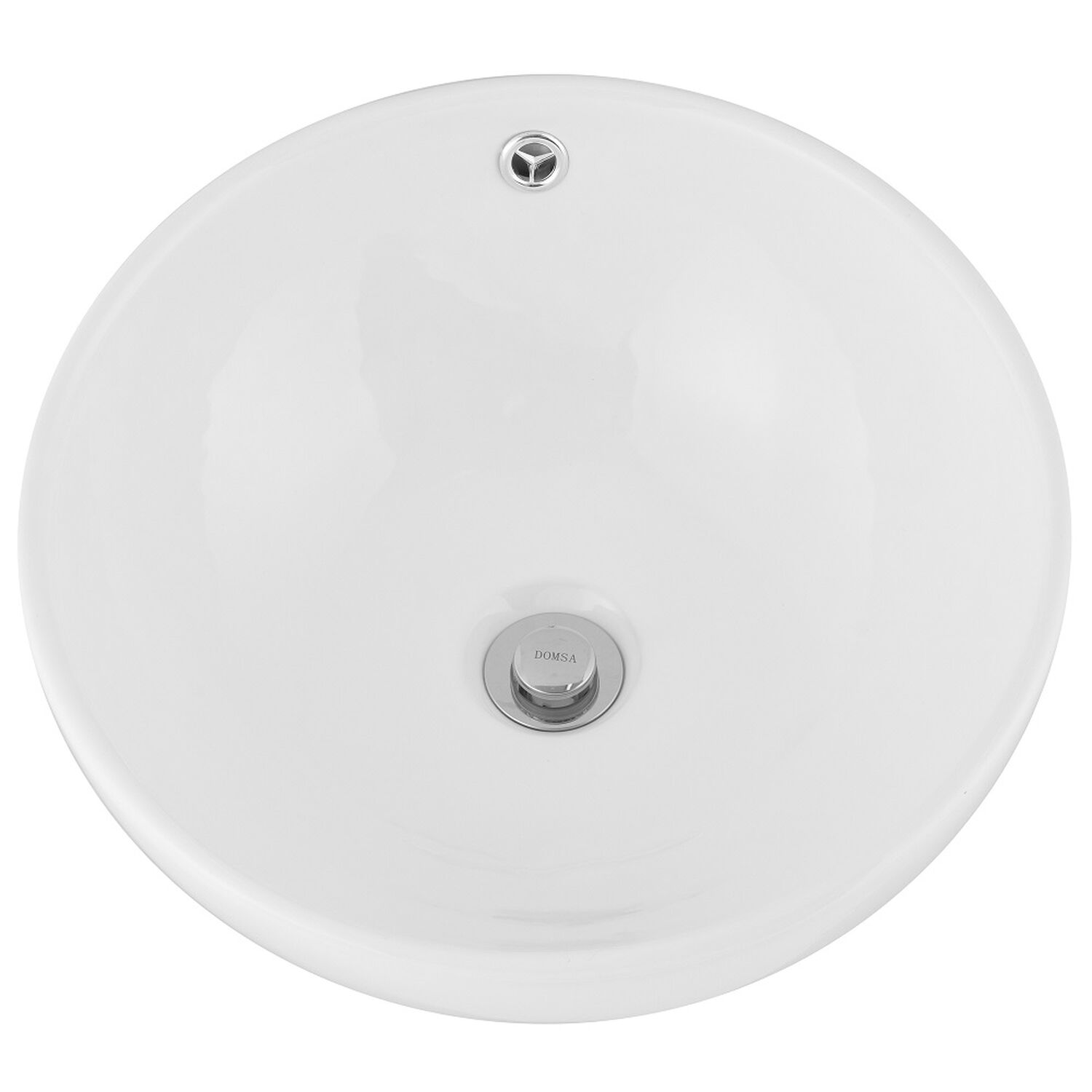Lavamanos Sobreponer Domsa Slc8002 Blanco 43x43x17 Cm image number 2.0