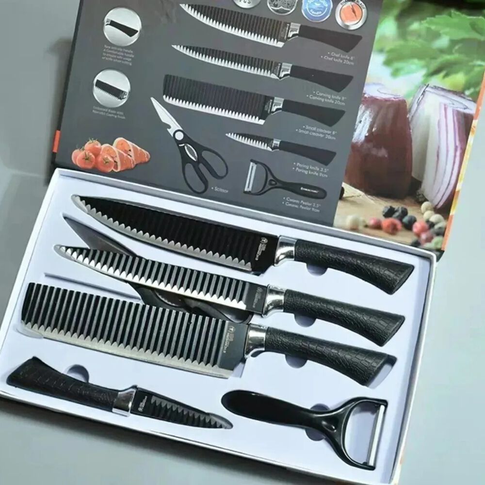 Set De 6 Cuchillos De Cocina image number 0.0