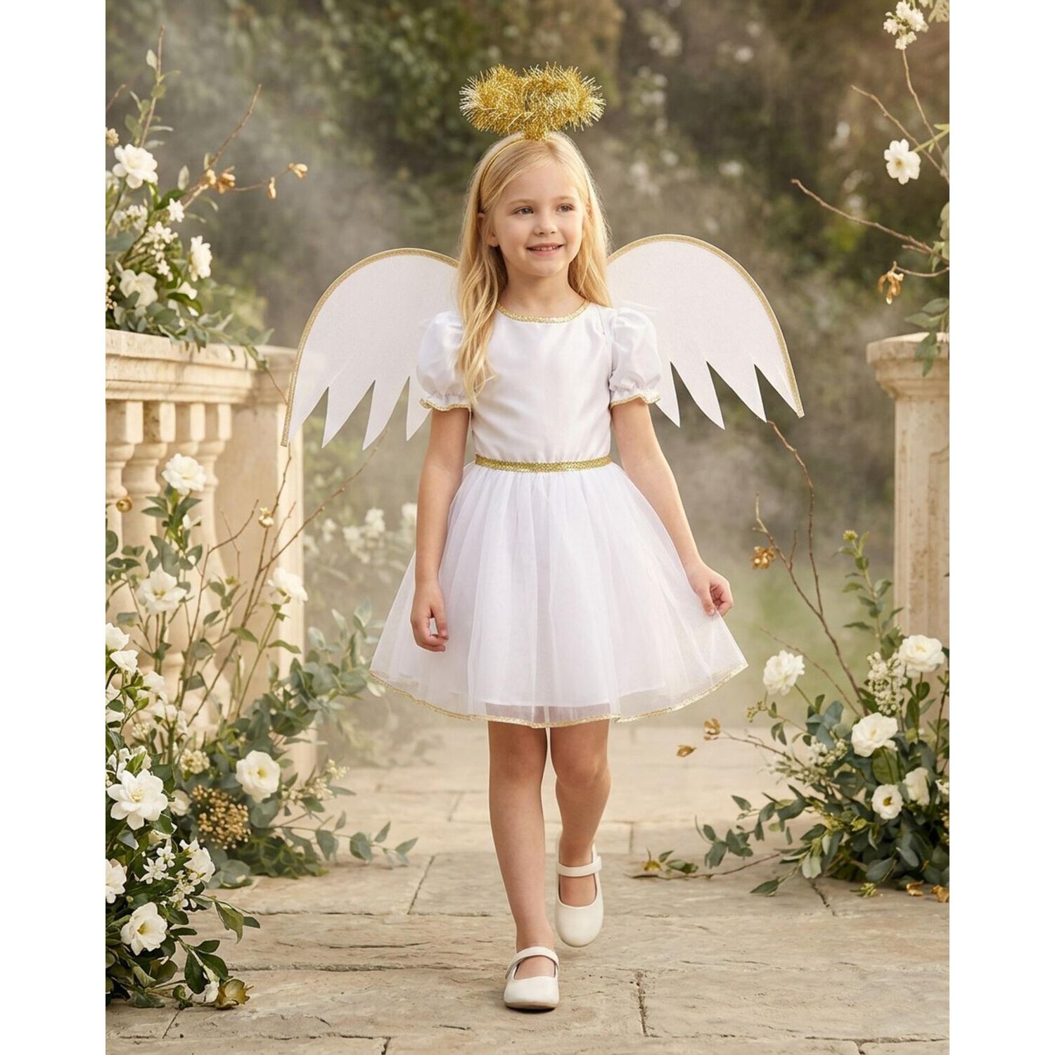 Disfraz Angel Infantil Para Ni&ntilde;as image number 4.0
