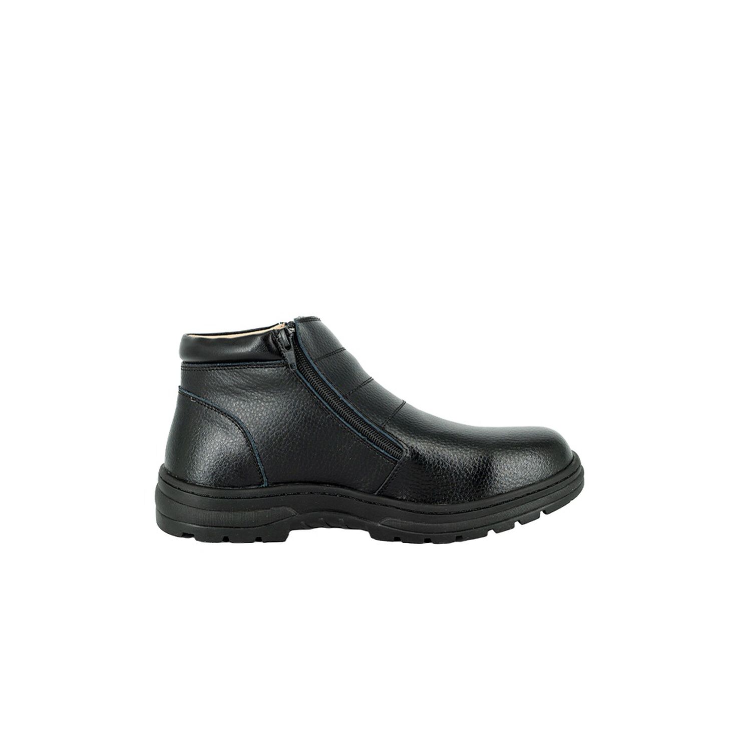 Botin De Cuero Con Chiporro Aegir Negro London Adixt image number 3.0
