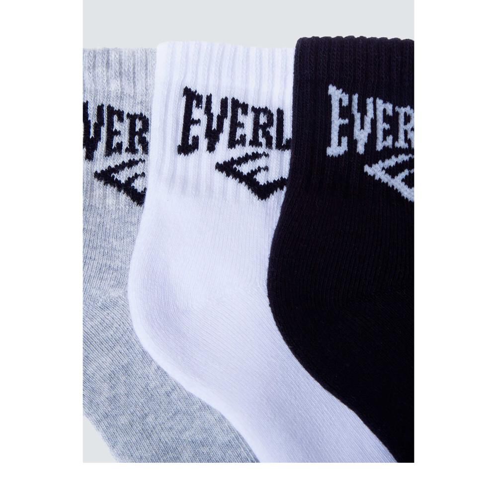 Calcetines Mujer Tripack Ankle Everlast image number 1.0