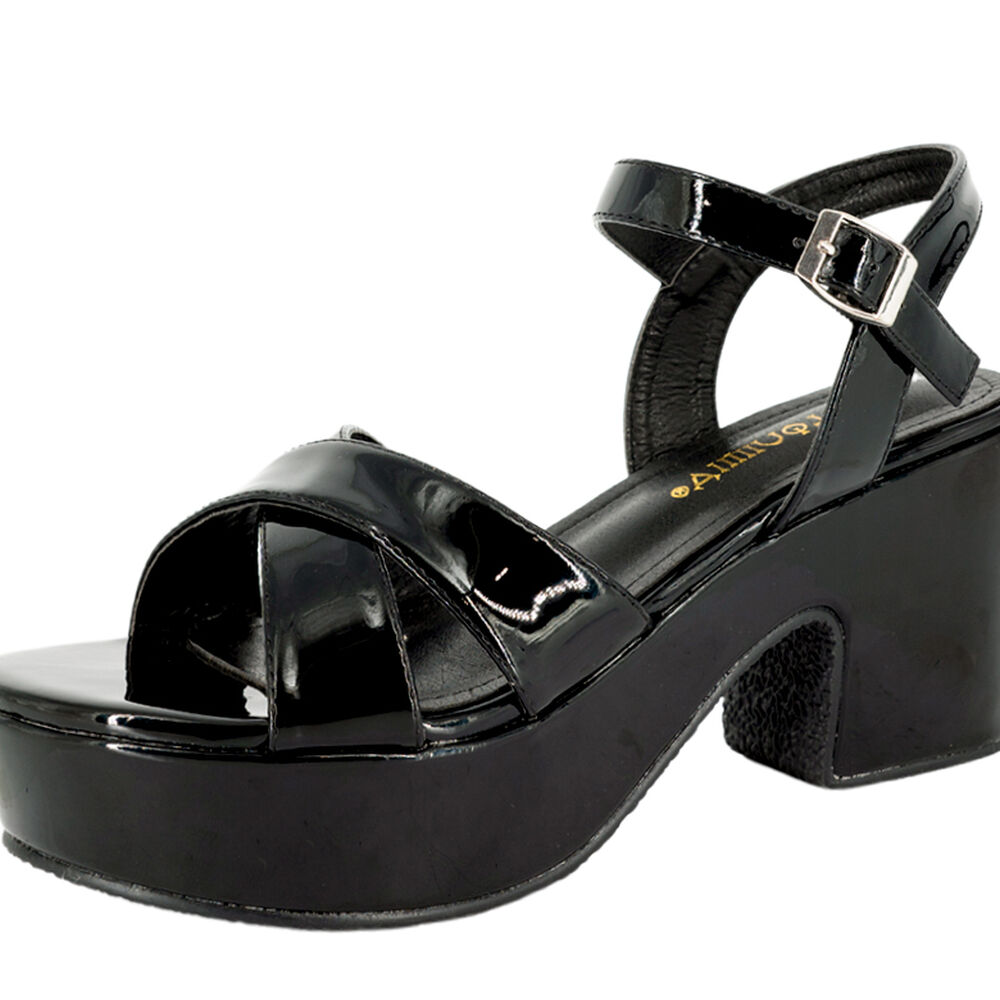 Sandalia De Vestir Savoia Negro Charol Alquimia image number 3.0