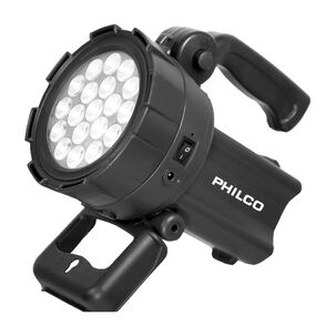 Linterna Foco Recargable 19led Alto Brillo Negro