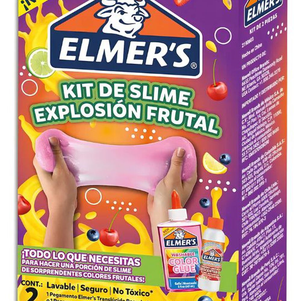 Kit Slime Explosi&oacute;n Frutal Con Aroma 2un. Elmers image number 0.0