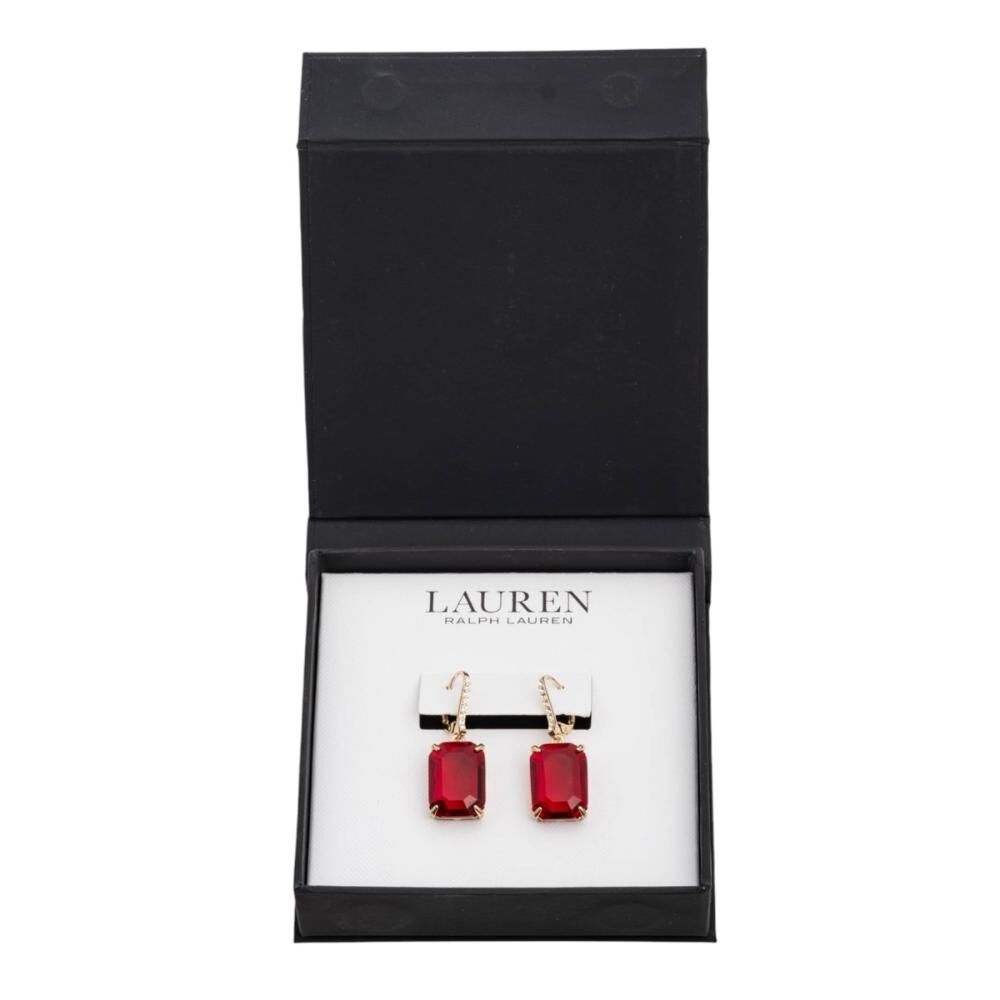 Aros Lauren Ralph Lauren Dorados Rojo 14g00908 image number 2.0