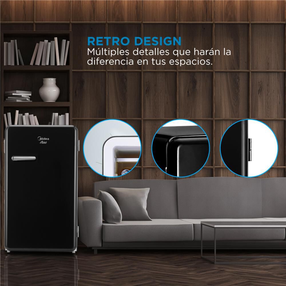 Minibar Midea MDRD142FGE30 / Frío Directo / 93 Litros / A+ image number 7.0