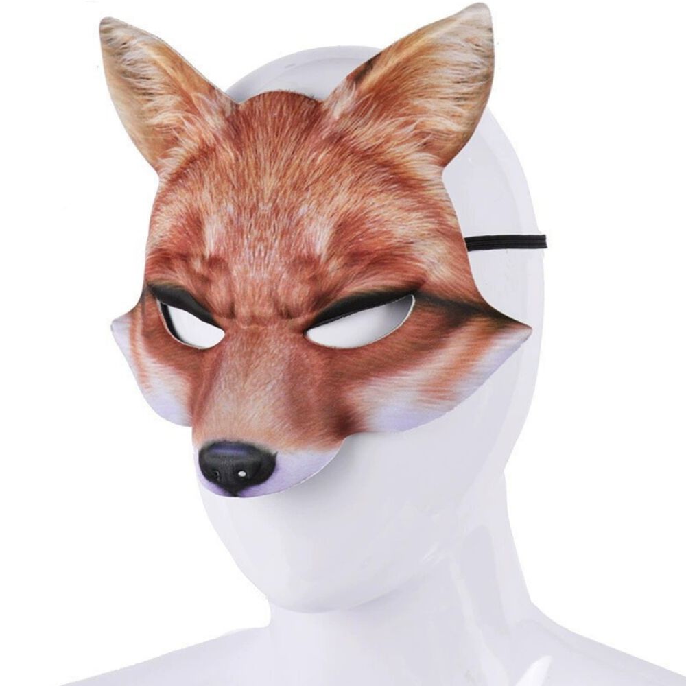 Máscara Zorro Realista Para Disfraz Cotillón Halloween image number 2.0