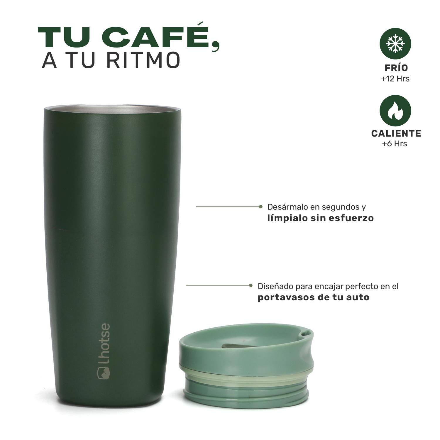 Vaso Mug T&eacute;rmico Agua Caf&eacute; Acero Inox Termicup 590 Ml Lhotse image number 4.0