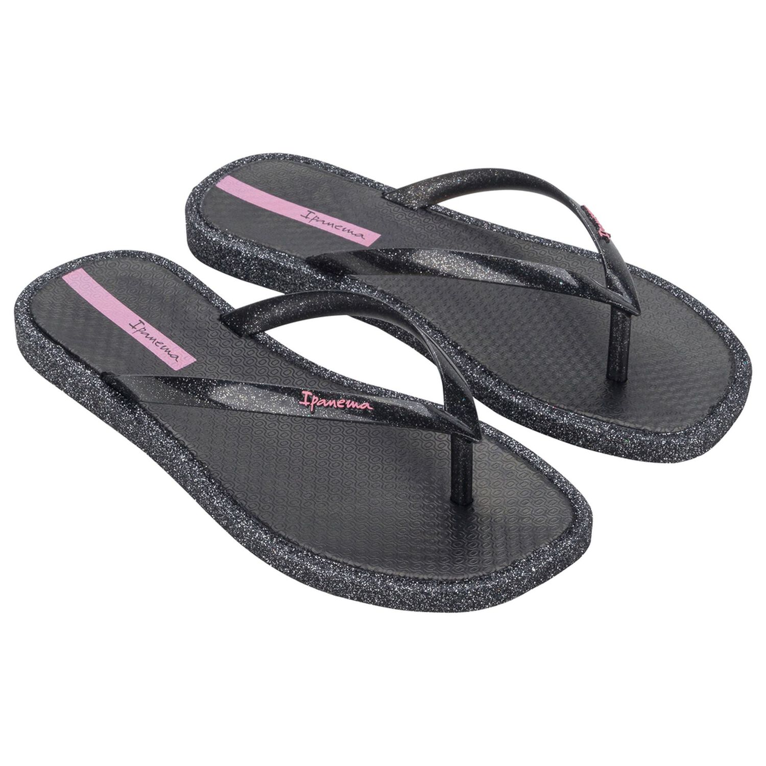 Sandalia Mujer Negro/glitter Edge Solar Glow Ipanema image number 1.0