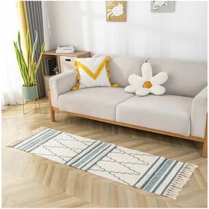 Alfombra Pasillera - Piecera Bordada 60x200cm