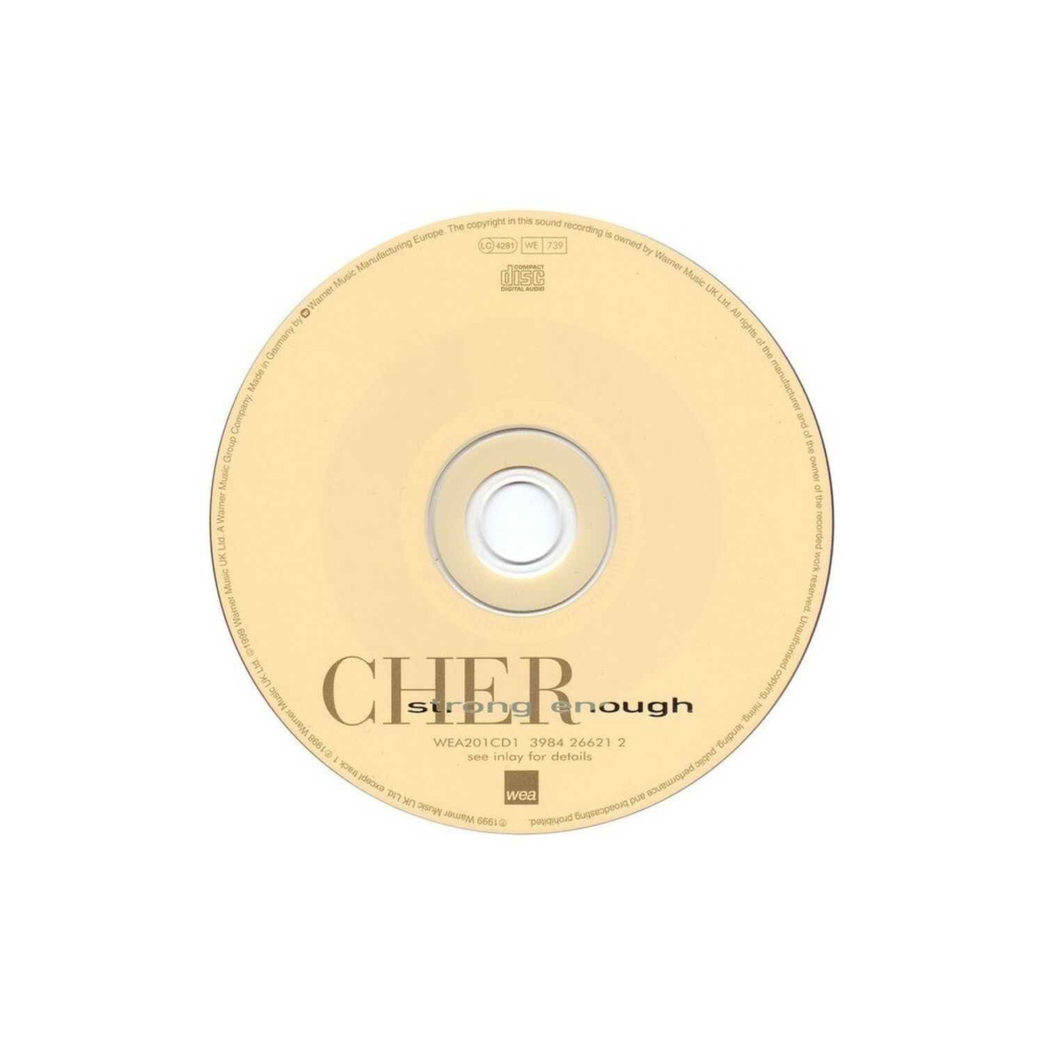 Cher - Strong Enough | Cd Single Usado image number 2.0