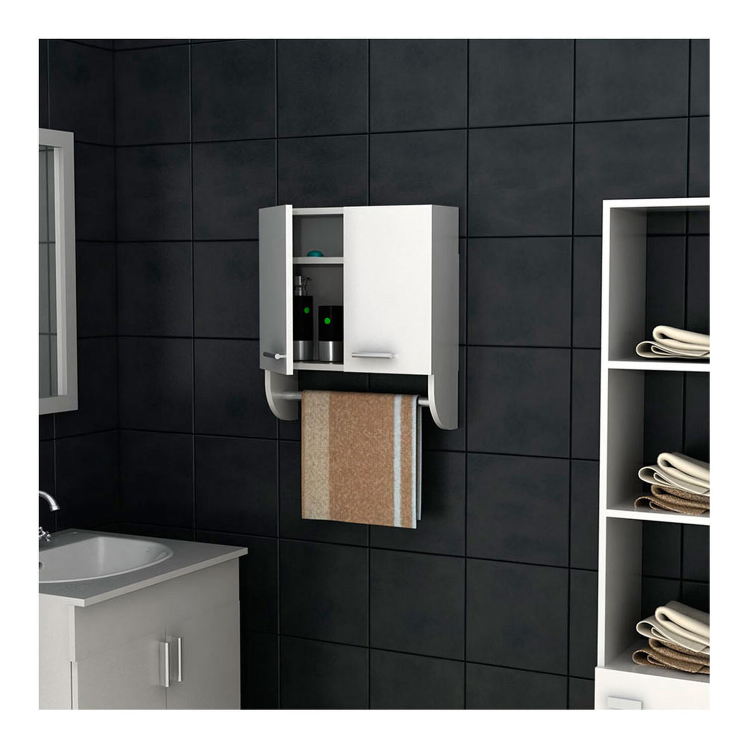 Combo Botiqu&iacute;n + Optimizador Lavamanos Y Ba&ntilde;o Tuhome image number 1.0