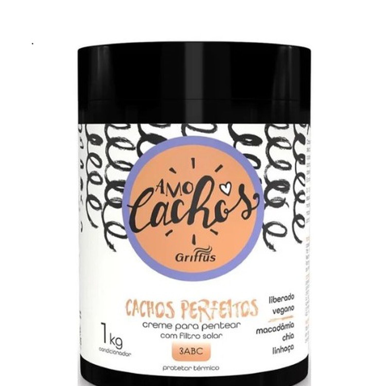Crema Para Peinar Cachos Perfectos 1kg Griffus image number 0.0