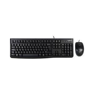 Kit Teclado Y Mouse Usb Alambricos Negro Mk120