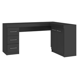 Escritorio Vekka Home Esquinero / 2 Puertas / 3 Cajones