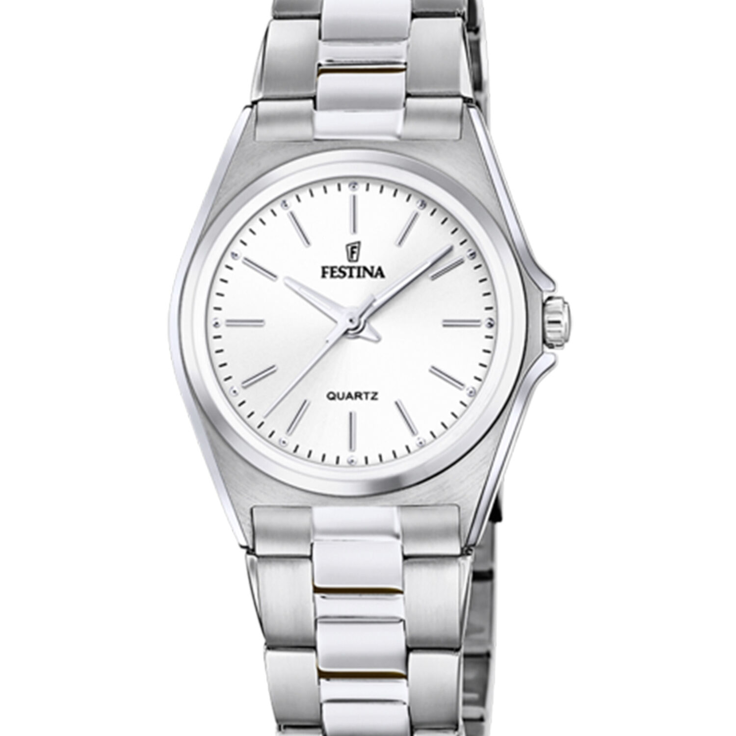 Reloj F20553/2 Festina Blanco Mujer Acero Cl&aacute;sico image number 0.0