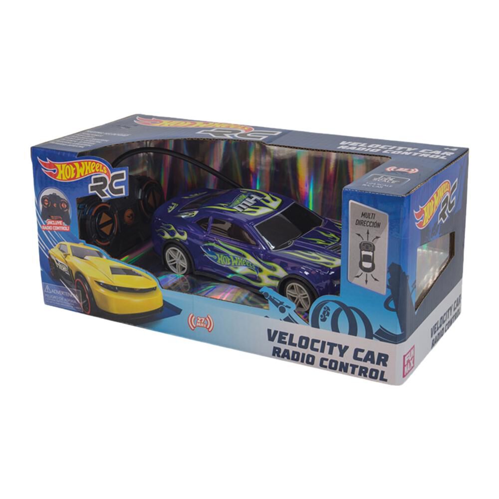 Vehiculo Radio Control Hot Wheels 1:24 Velocity Car Surtido image number 6.0