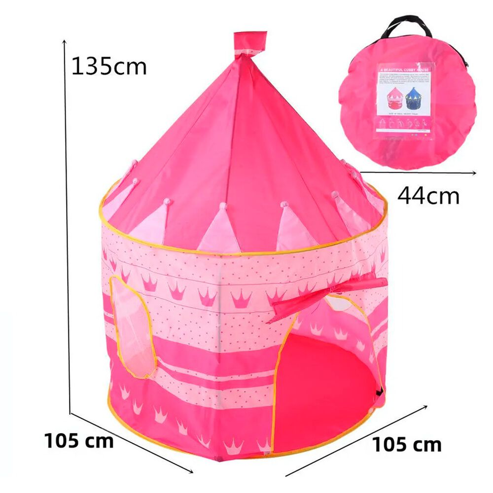 Carpa Tienda Juegos Castillo Para Ni&ntilde;os Rosa image number 4.0