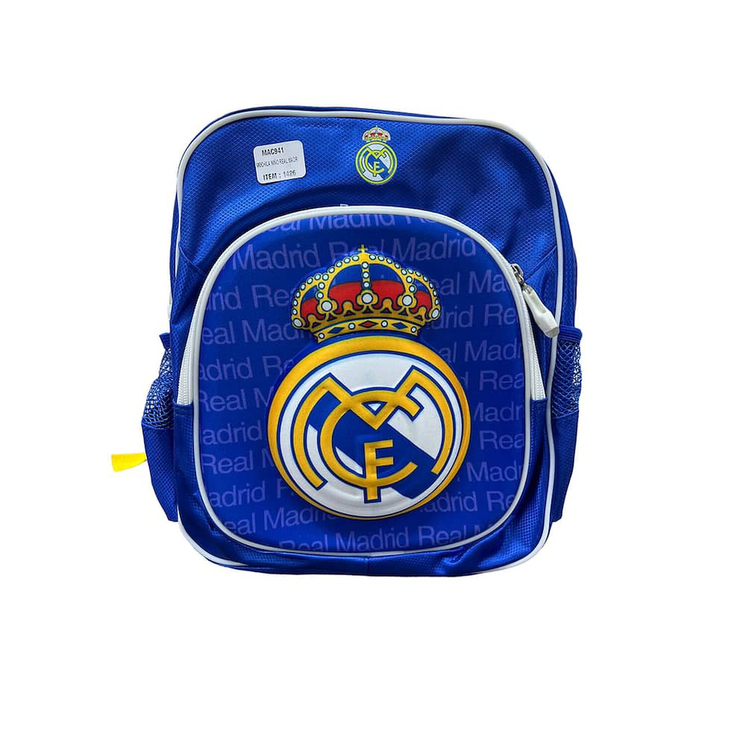Mochila Futbol Real Madrid Ni&ntilde;o Original image number 2.0