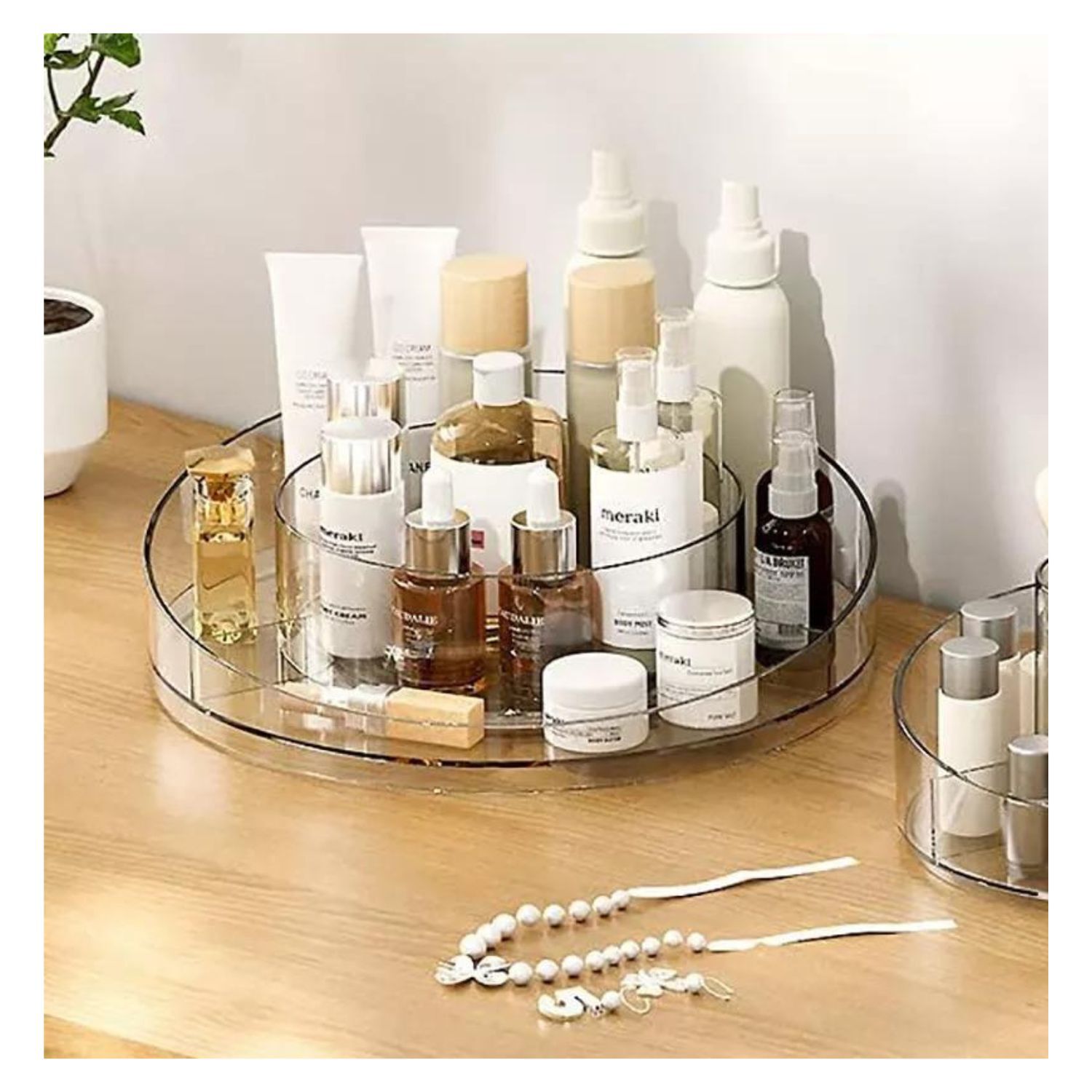 Organizador Maquillajes 360 Grados Un Nivel 24cm Coquette image number 2.0