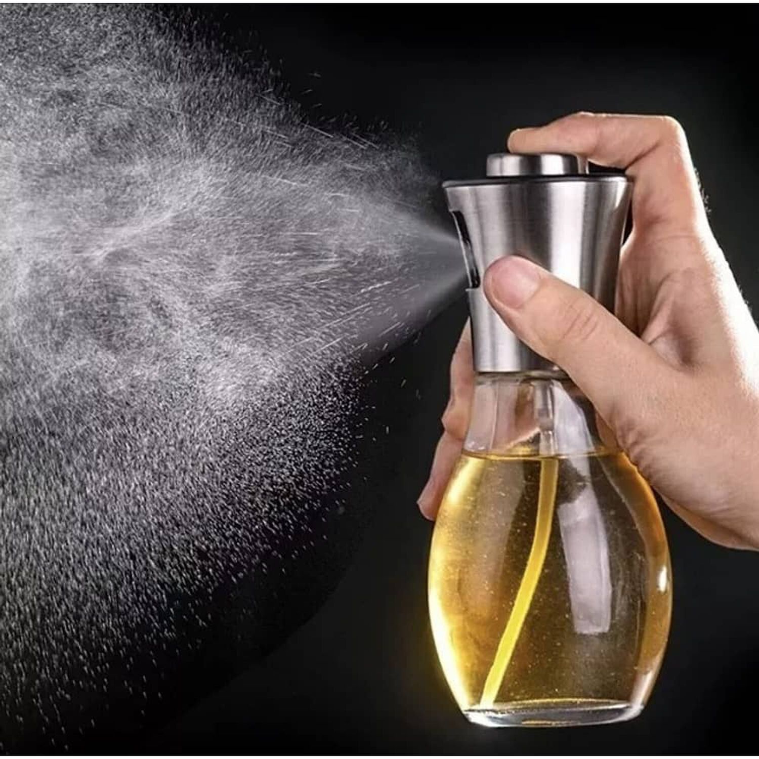 Dispensador Spray Rociador Aceite Vinagre Vidrio Xl 200 Ml image number 3.0