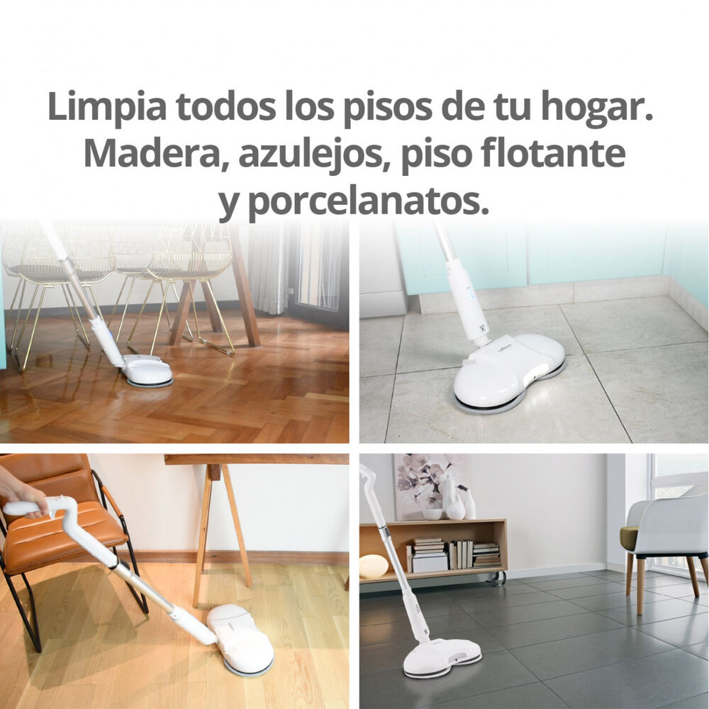 Enceradora, Pulidora Y Mopa Inalámbrica Thor Spin Bot 4x image number 5.0